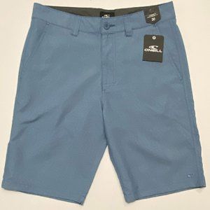 O'Neill NWT Microfiber Blend Short - Size 30 - Blue Digit Stripe - Standard Fit